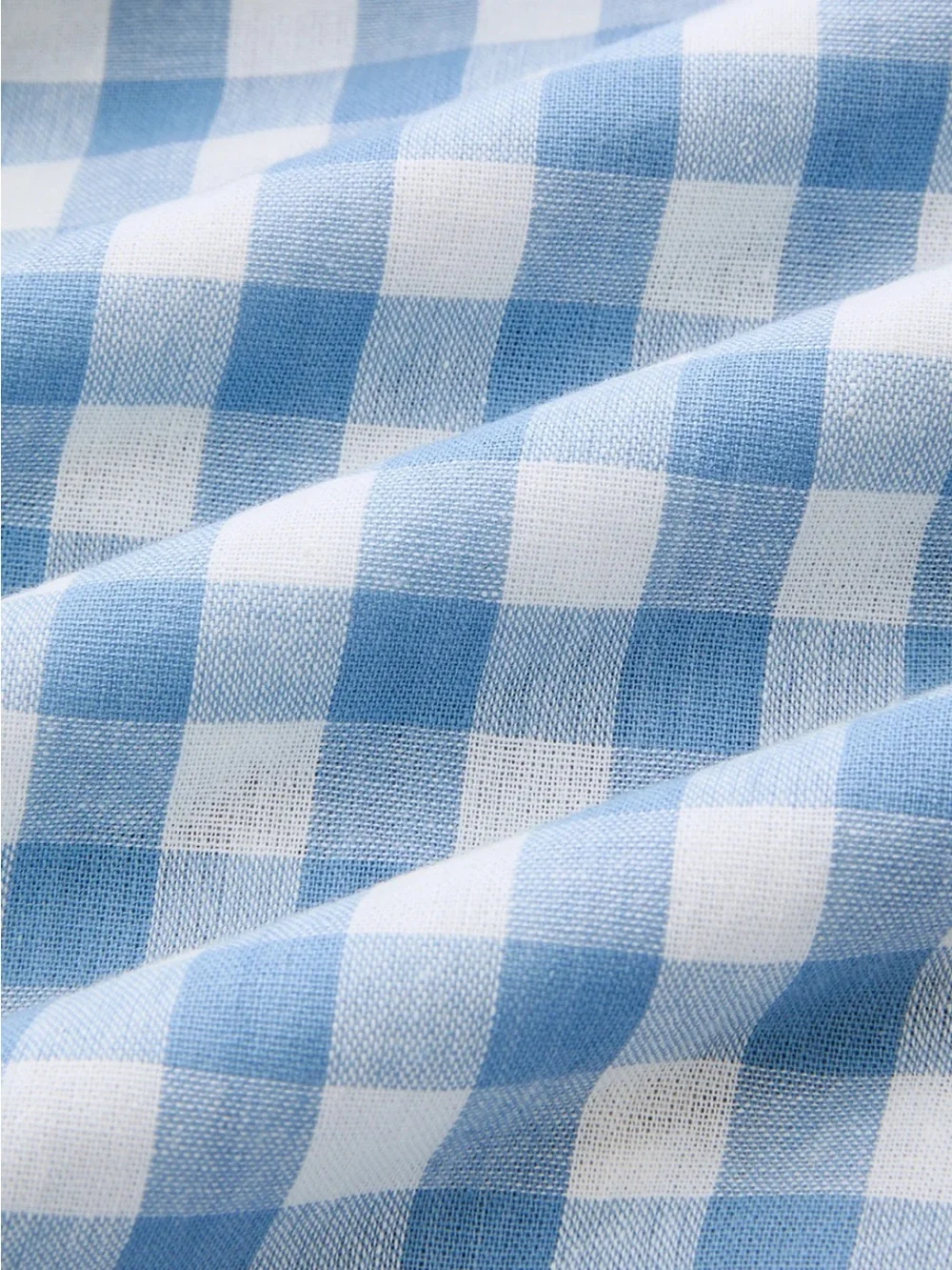 Commense Blue Gingham Two-Piece Skirt Set - Women's XS